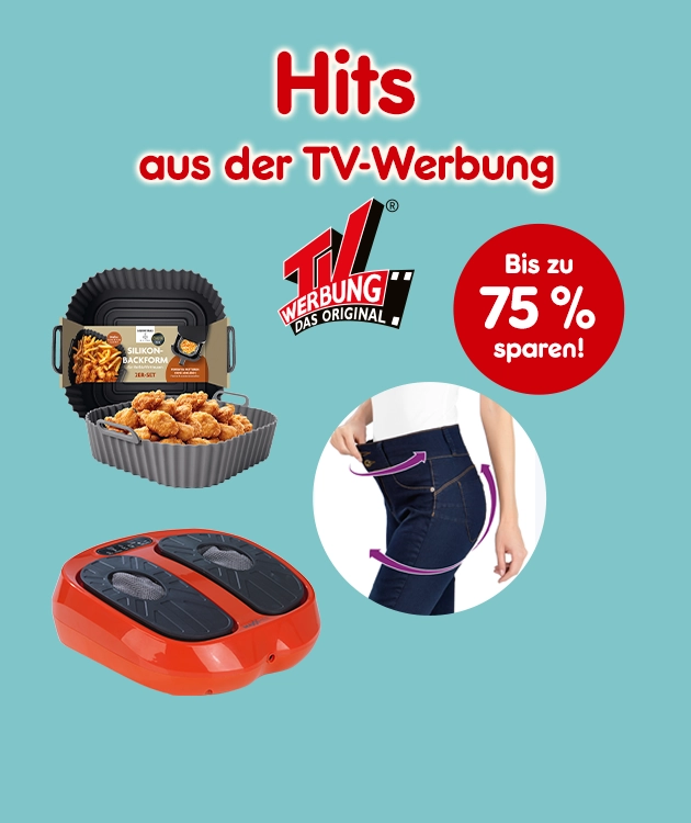 Hits aus der TV-Werbung. Bis zu 75 % sparen bei Netto-Online.