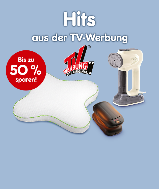 Hits aus der TV-Werbung. Bis zu 50 % sparen bei Netto-Online.