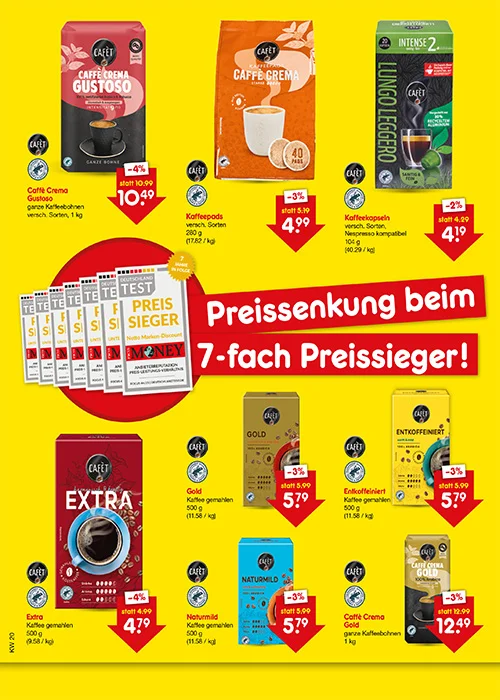 Preissenkung auf Dauer