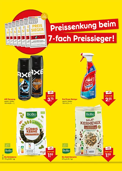 Preissenkung auf Dauer