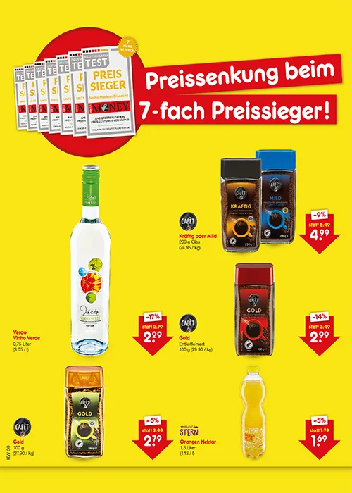 Preissenkung auf Dauer