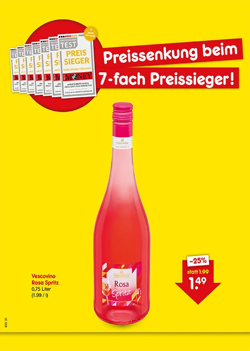 Preissenkung auf Dauer