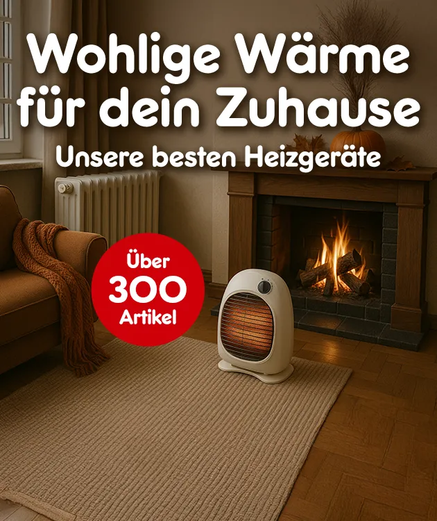 Wohlige W&auml;rme f&uuml;r dein Zuhause mit den besten Heizger&auml;ten und &uuml;ber 300 Artikel bei Netto Markendiscount