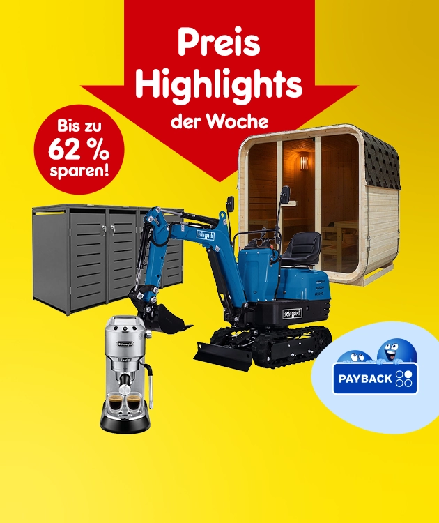 Bis zu 62% sparen bei Top Deals bei Netto Online