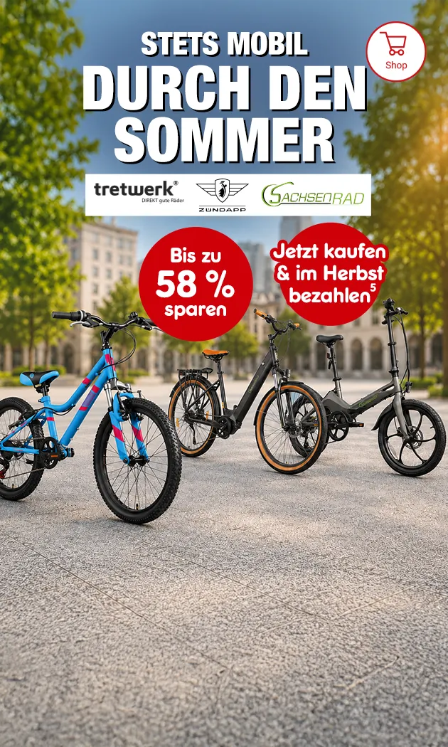 Stets Mobil durch den Sommer mit bis zu 58% sparen. Jetzt kaufen und erst im Herbst bezahlen mit Hochzahl 5 verweisend auf Rechtstexte bei Netto Online.