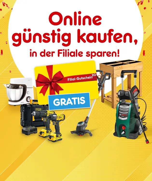 Starke Deals mit gratis Filial Gutschein und Hochzahl 20 als Hinweis auf Rechtstext bei Netto-Online.