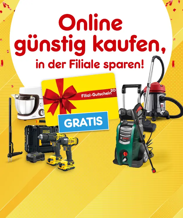 Starke Deals mit gratis Filial Gutschein und Hochzahl 20 als Hinweis auf Rechtstext bei Netto-Online.