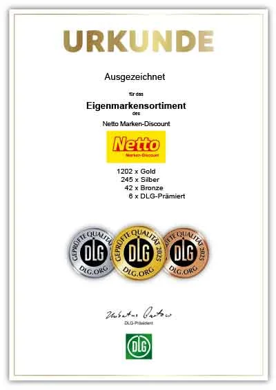  DLG Prämierte Spitzenqualität