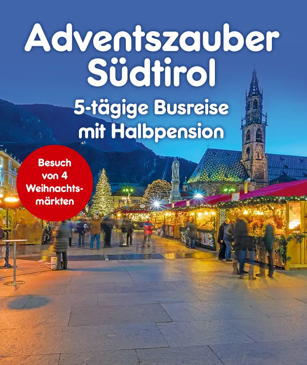 Adventszauber in S&uuml;dtirol bei Netto Reisen