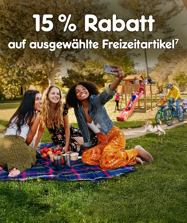 15 % Rabatt auf Freizeitartikel bei Netto online mit hochzahl 7 verweisend auf rechtstexte