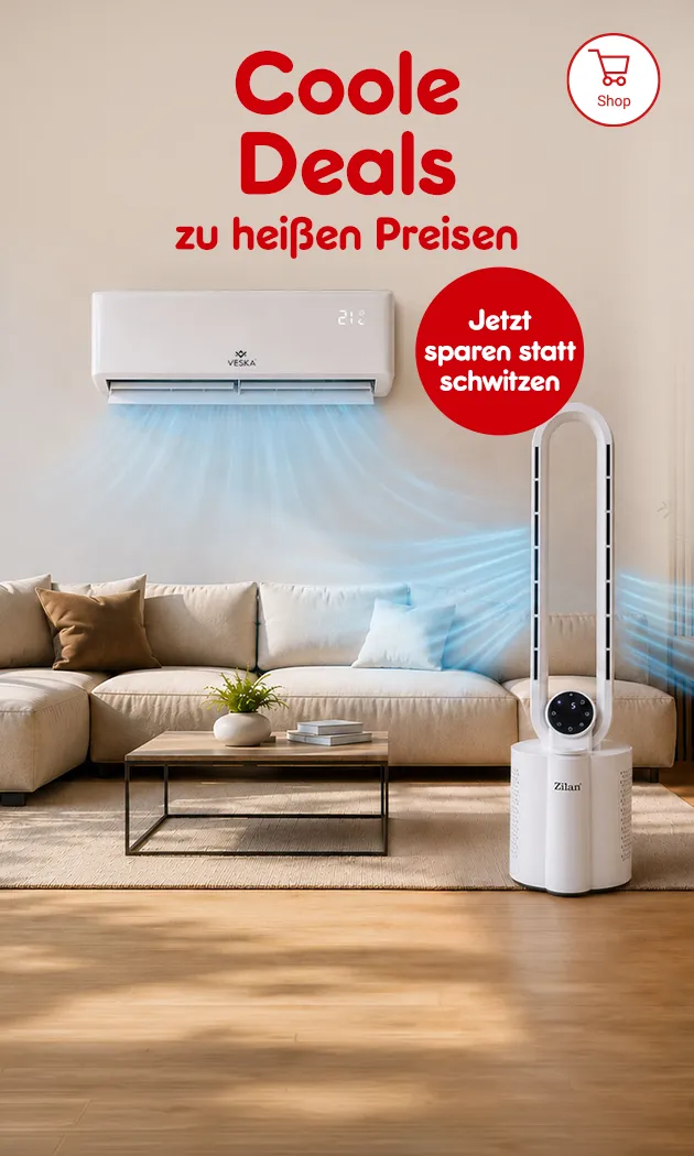 Klimager&auml;te mit hei&szlig;en Deals bei Netto Online
