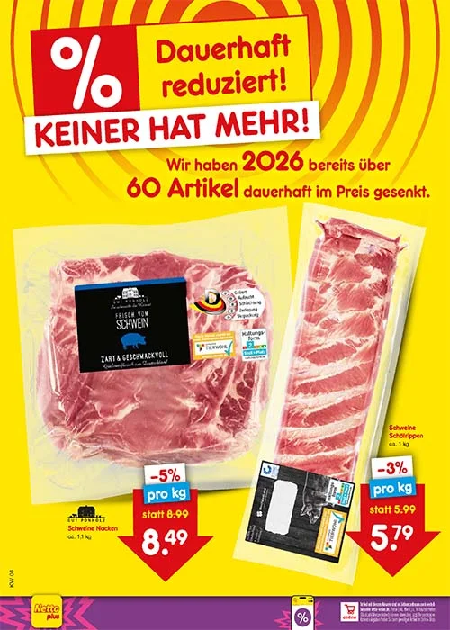 Preissenkung auf Dauer