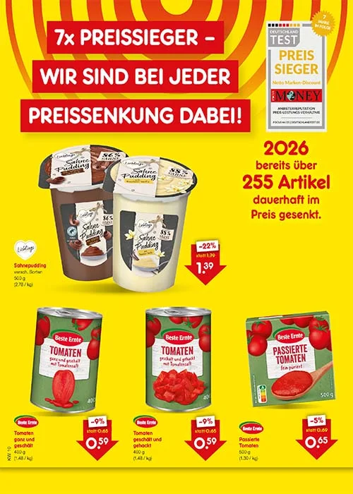 Preissenkung auf Dauer