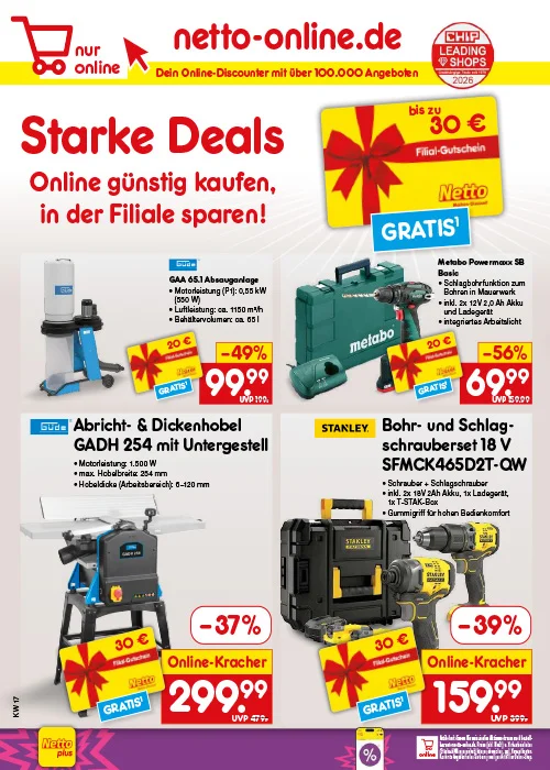 Starke Deals - Online günstig kaufen, in der Filiale sparen