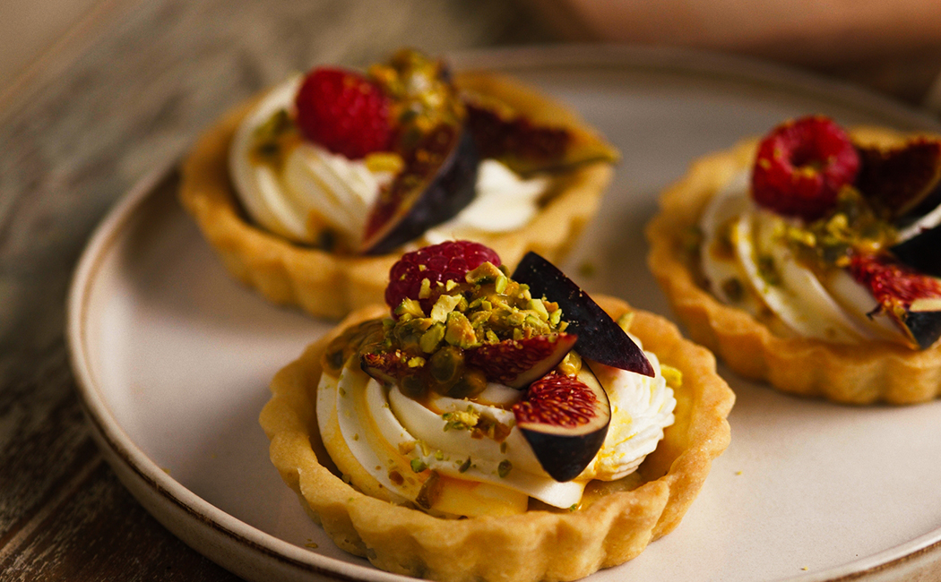 Unser Netto-Rezept für dich - Törtchen mit Feigen und Himbeeren