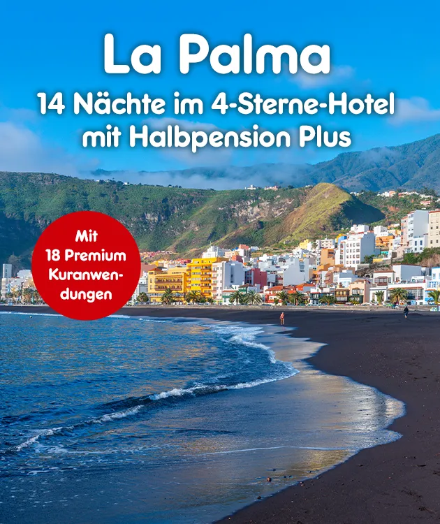 14 N&auml;chte in La Palma mit Halbpension Plus bei Netto Reisen