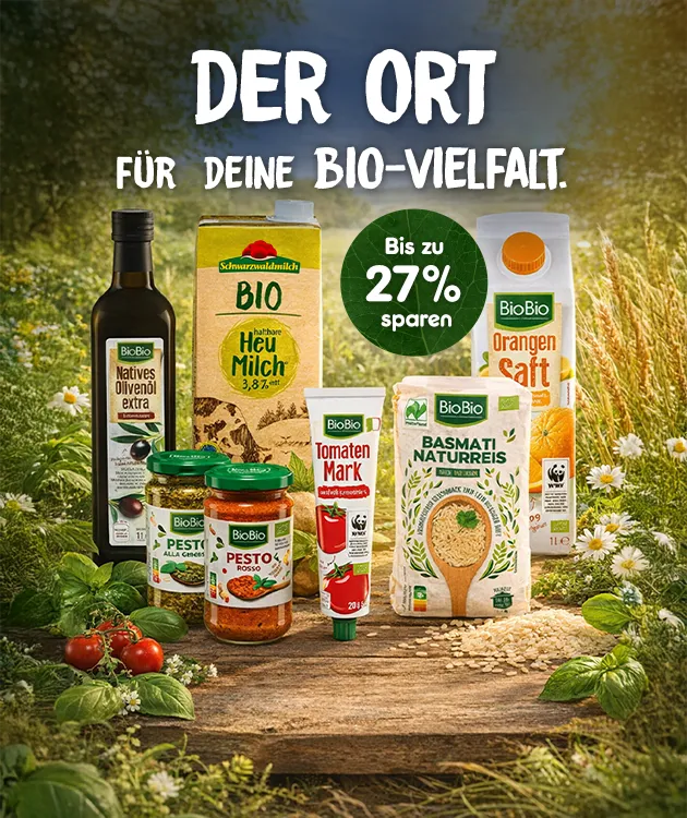 Der Ort f&uuml;r deine Bio-Vielfalt. Bis zu 27% sparen.