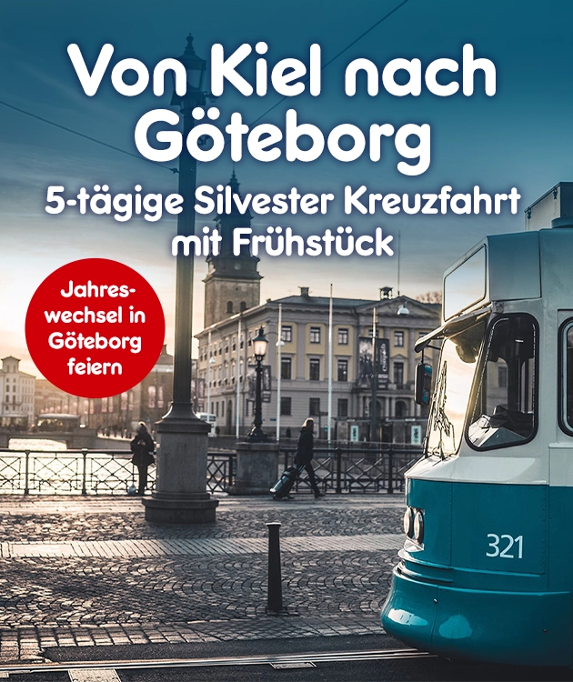 von kiel nach g&ouml;teborg. 5 t&auml;gige Silvester Kreuzfahrt mit fr&uuml;hst&uuml;ck bei Netto Online