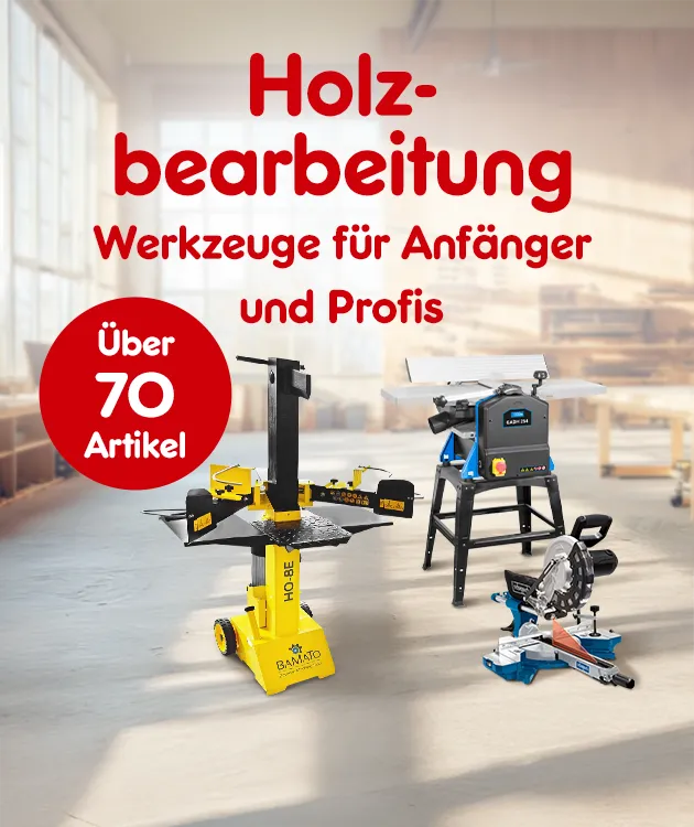 Holzbearbeitung. Werkzeuge f&uuml;r Anf&auml;nger und Profis. &Uuml;ber 70 Artikel bei Netto Online