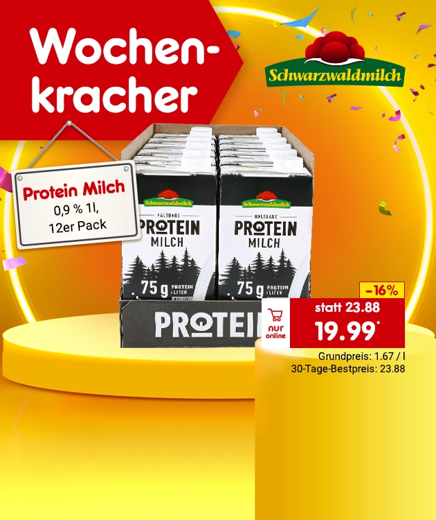 Wochenkracher Protein Milch.