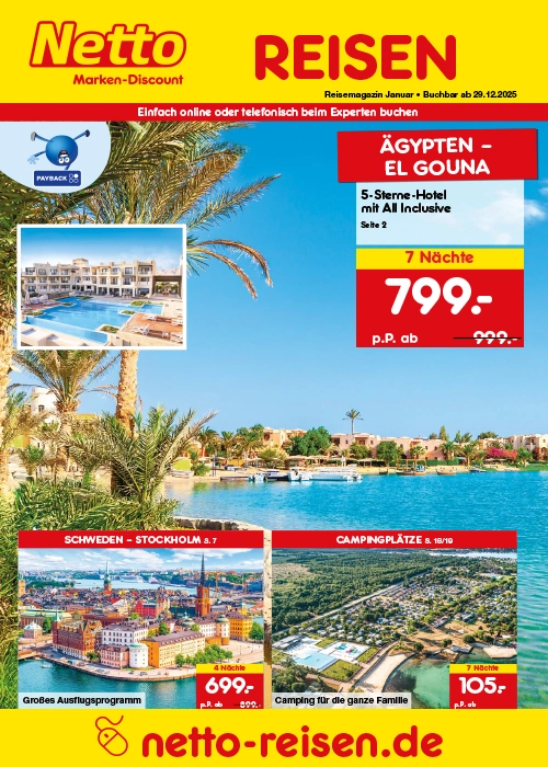 Reise-Angebote Januar