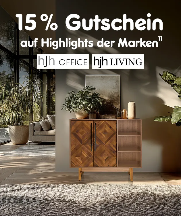 15 Prozent Gutschein auf Highlights der Marken hjh office und hjh living bei Netto Online