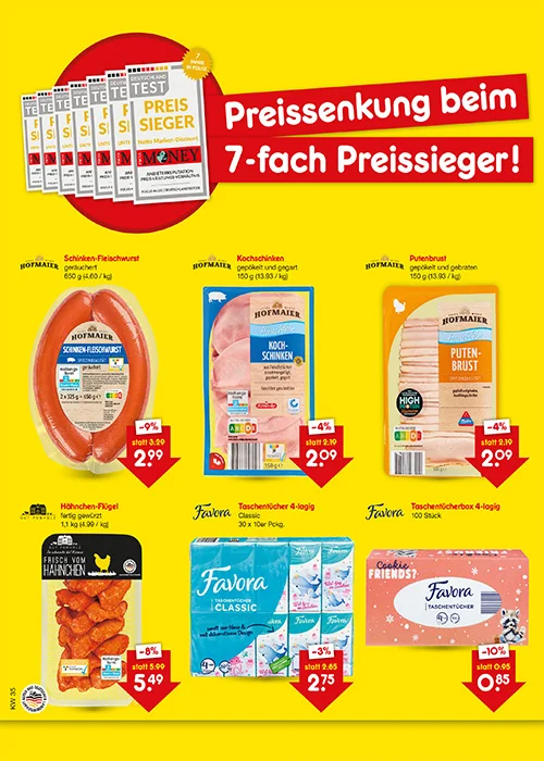 Preissenkung auf Dauer