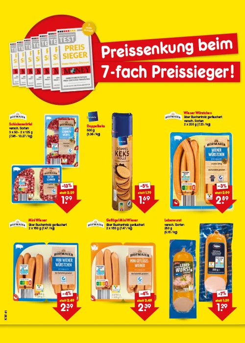 Preissenkung auf Dauer