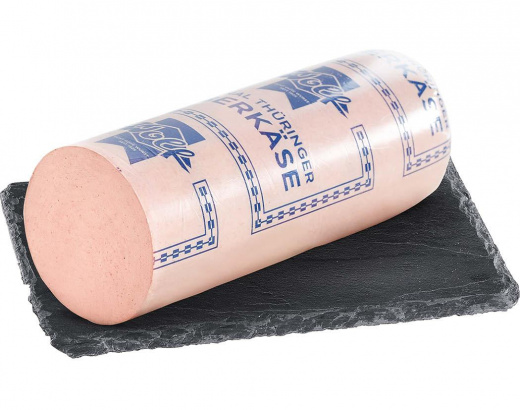 Thüringer Leberkäse im Darm