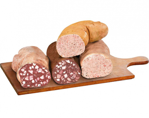 Bauernrotwurst in der Krause