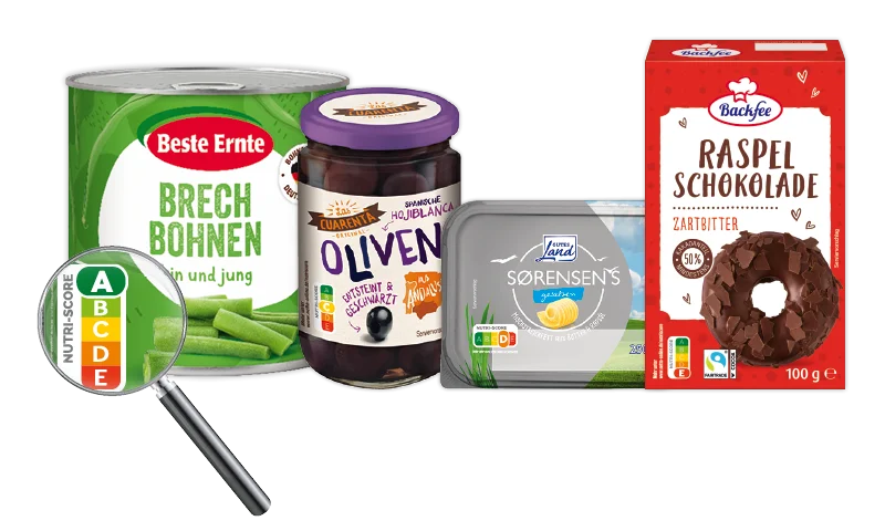 Artikel mit Nutri-Score