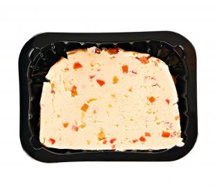 Rahmfrischkäse mit Pfirsich