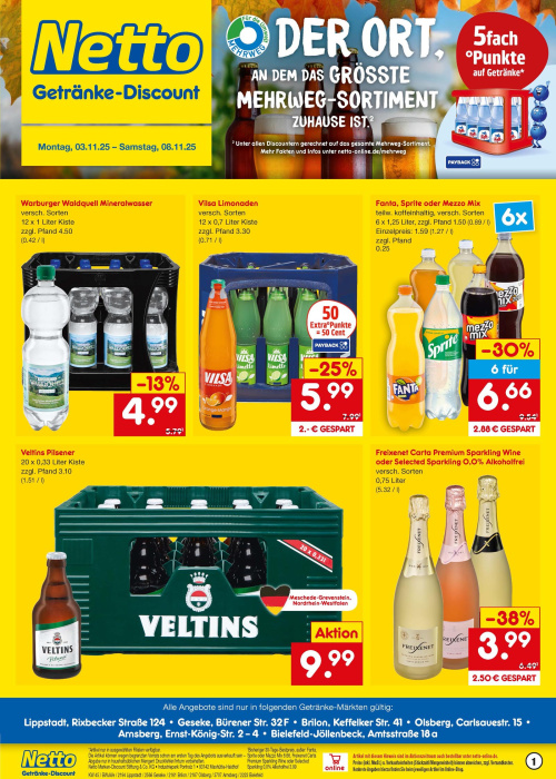 Getränkemarkt in deiner Nähe