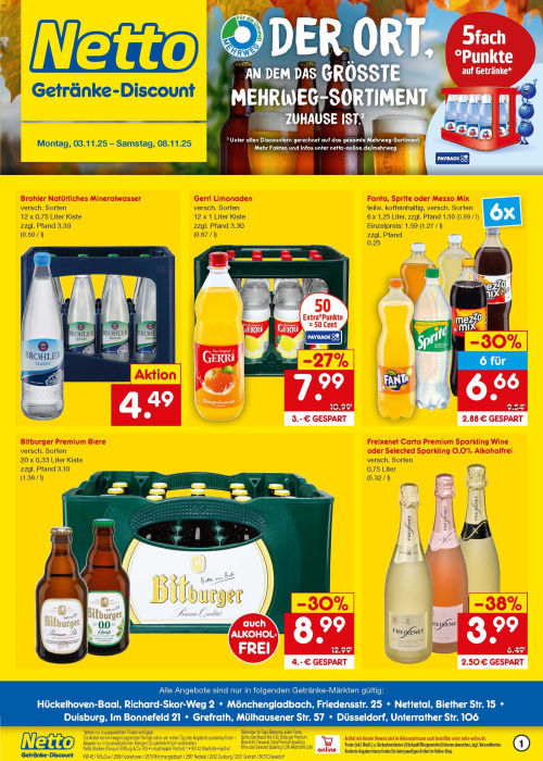 Getränkemarkt in deiner Nähe