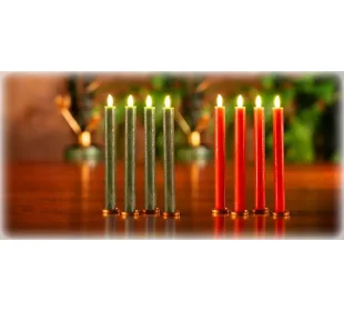 Stabkerzen mit LED Flamme