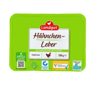 Landgut Hähnchen Innereien oder Hähnchen Herzen
