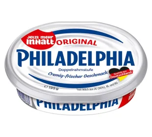 Philadelphia Frischkäsezubereitung oder körniger Frischkäse