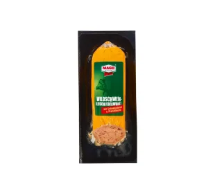 Wildschwein- oder Gänseleberwurst