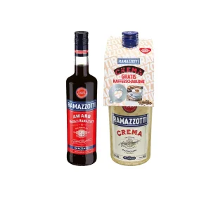 Ramazzotti Kräuterlikör oder Crema Sahnelikör
