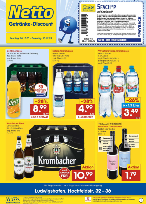 Getränkemarkt in deiner Nähe