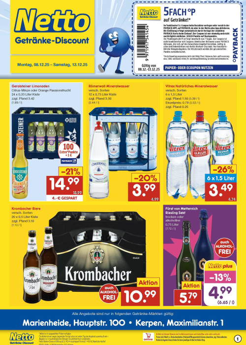 Getränkemarkt in deiner Nähe