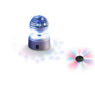 LED Discokugel oder Lichtrad mit 48 bunten LEDs