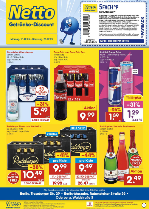 Getränkemarkt in deiner Nähe