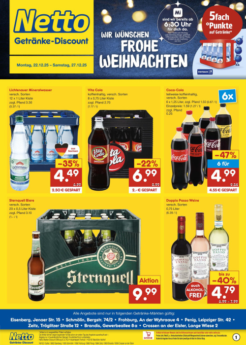 Getränkemarkt in deiner Nähe