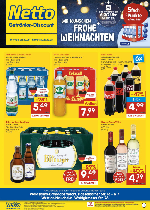 Getränkemarkt in deiner Nähe