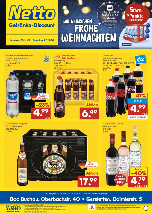 Getränkemarkt in deiner Nähe