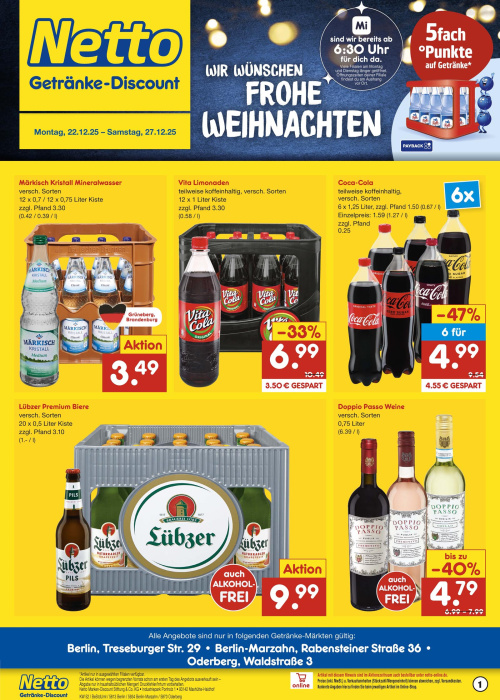 Getränkemarkt in deiner Nähe