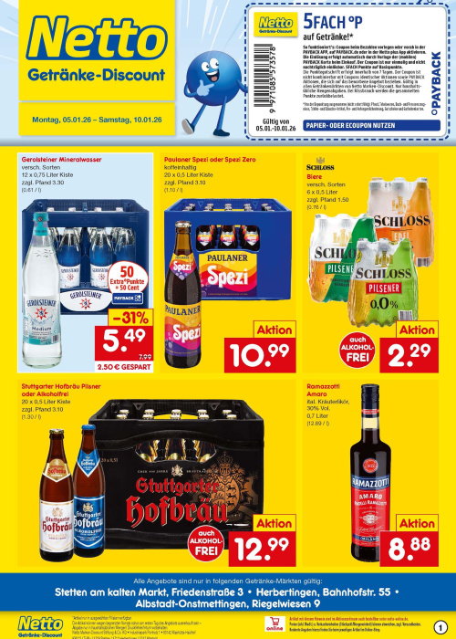 Getränkemarkt in deiner Nähe