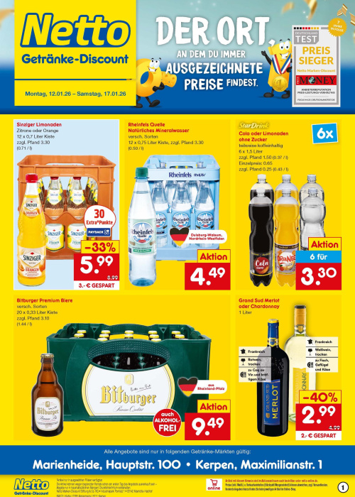 Getränkemarkt in deiner Nähe