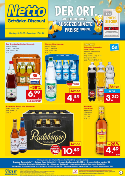 Getränkemarkt in deiner Nähe